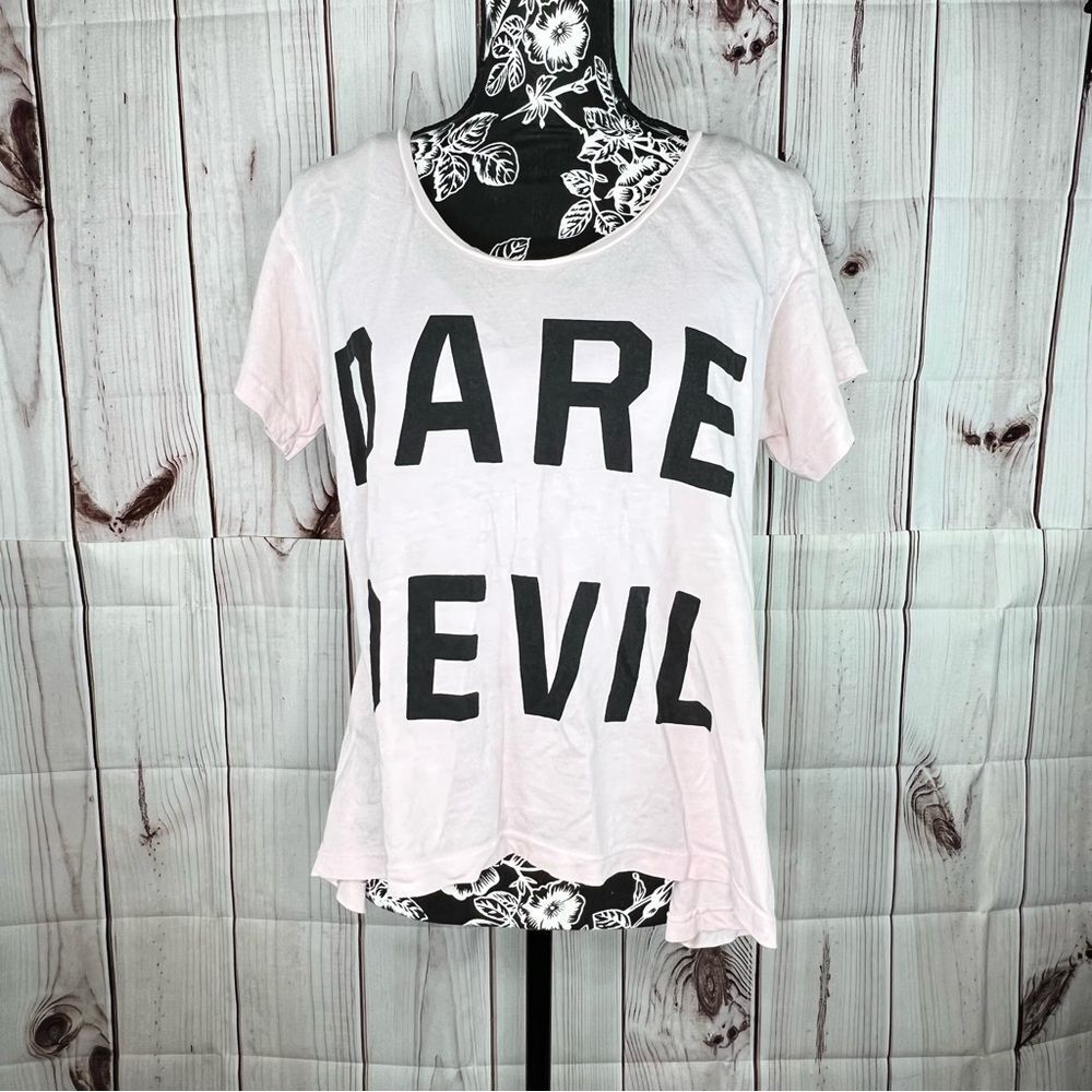 Wildfox Dare Devil Short Sleeve Tee